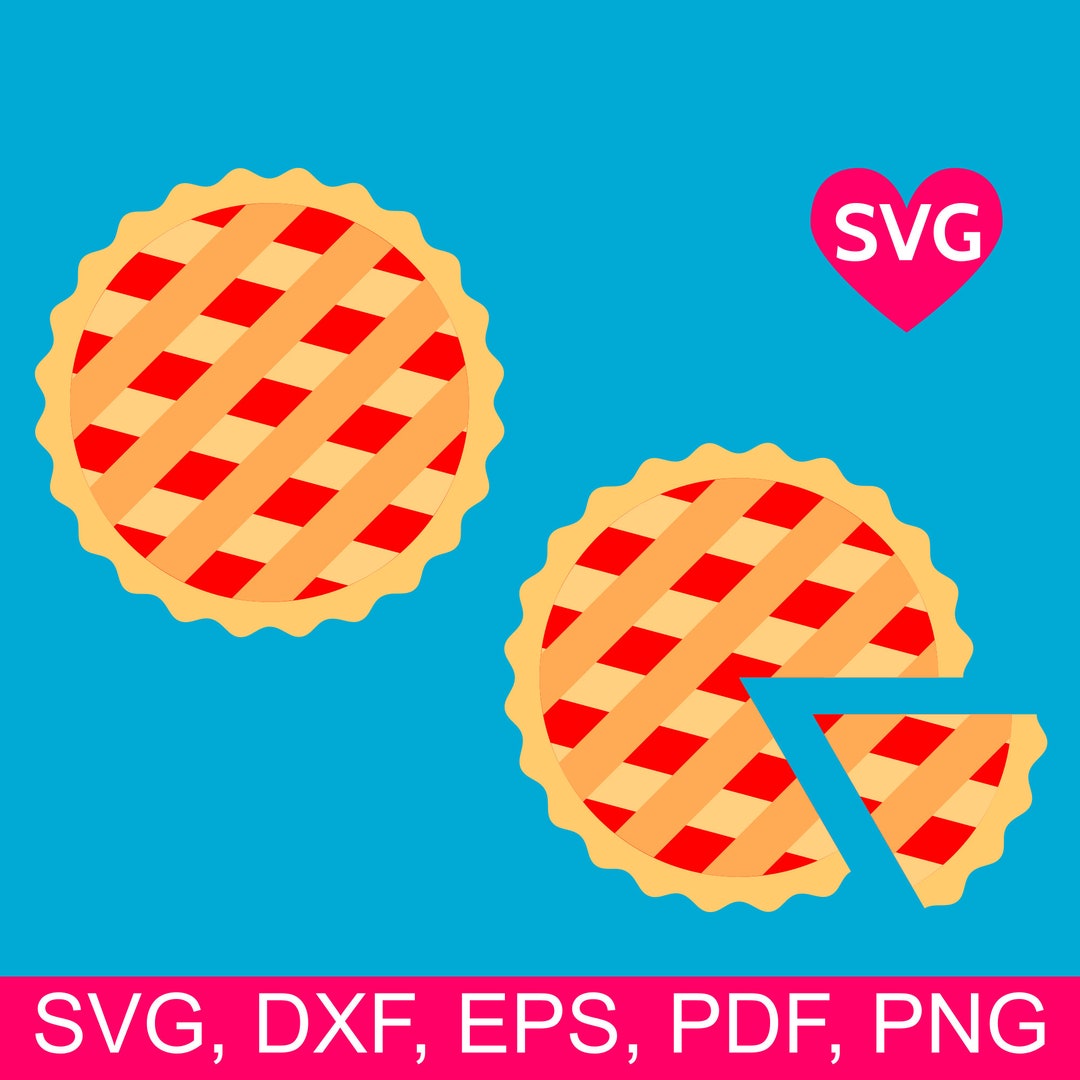 Raspberry Pie SVG Files for Cricut and Silhouette, Raspberry Pie Slice ...
