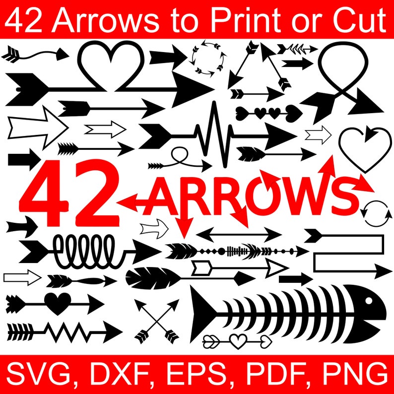 Download Clip Art Arrow Dxf Arrow Clipart Arrows Svg Bundle Arrows Svg Files For Silhouette Arrows Svg Files For Cricut Svg Arrows 42 Arrow Svg Files Art Collectibles
