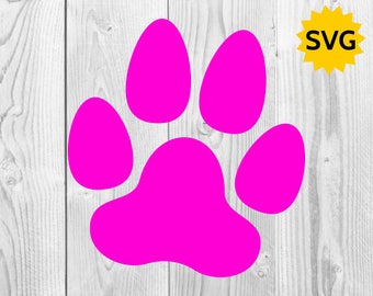 Dog Paw Print SVG, Paw SVG cut file, Dog Paw for Cricut & Silhouette, Dogs SVGs, Paws SVG file, Dog Paw clipart