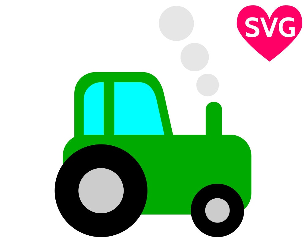 Download Cute Tractor Svg File For Cricut Silhouette