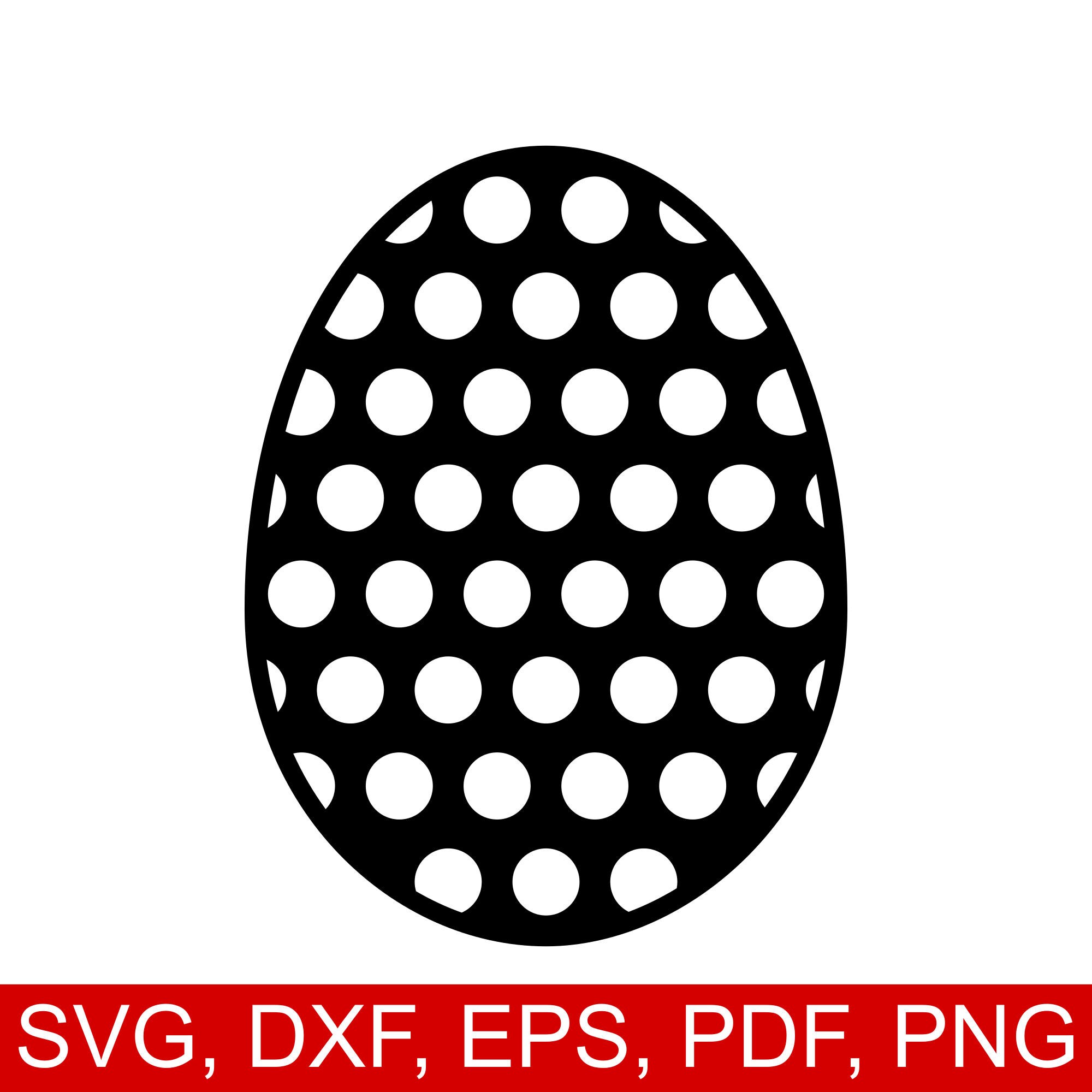 Download Easter Egg with Dots SVG file and printable clipart to ...
