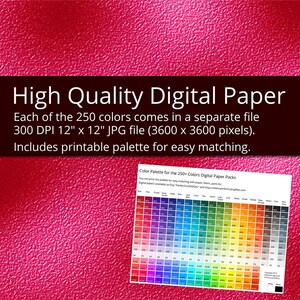 Rough Metal Digital Paper Pack, 250 Colors Metallic Texture Digital Paper Metal Background, Rainbow Textured Glitter Metal Foil Pattern image 7