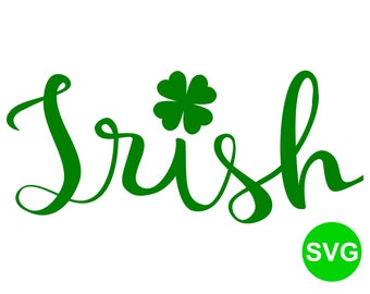 Irish SVG file and printable clipart for St Patrick's Day