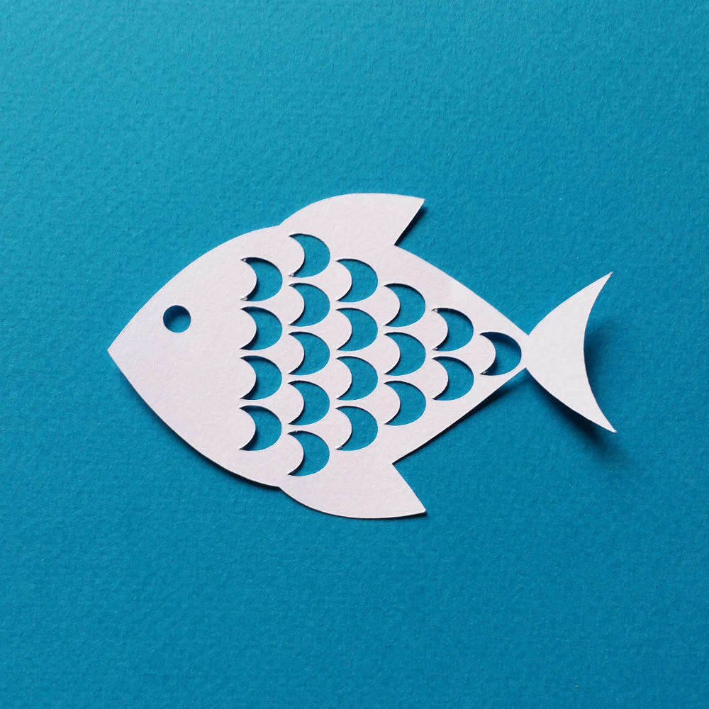 Cute and Beautiful SVG Fish with Scales. Fishes SVG files to Print or