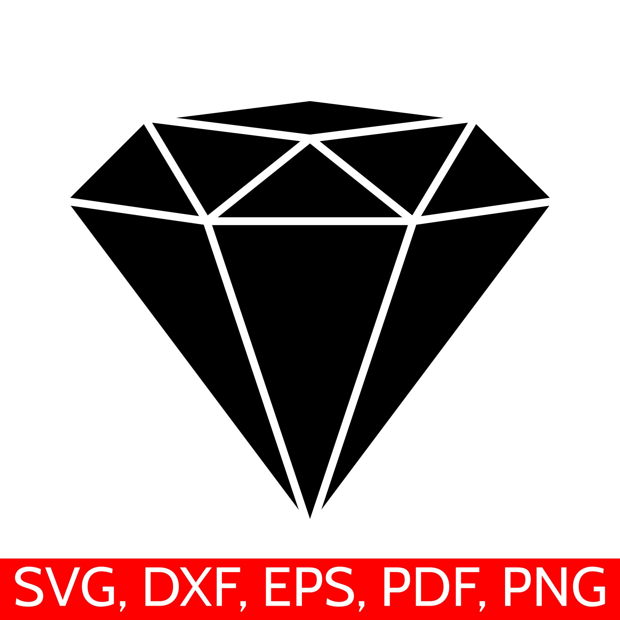 Download Diamond SVG file, black diamond silhouette