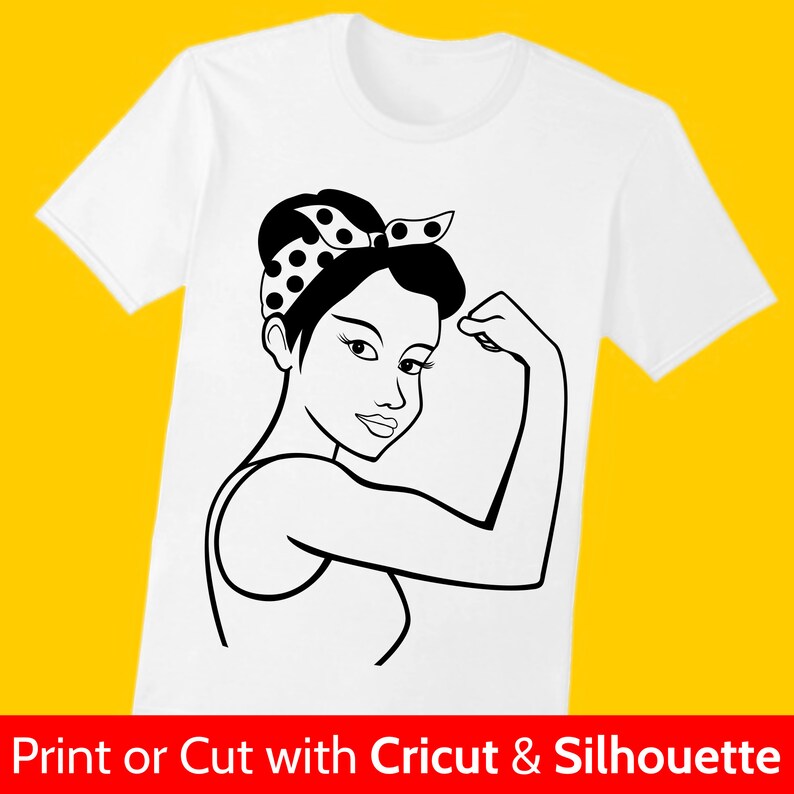Download Rosie The Riveter SVG file Rosie clipart Pdf Young Rosie ...