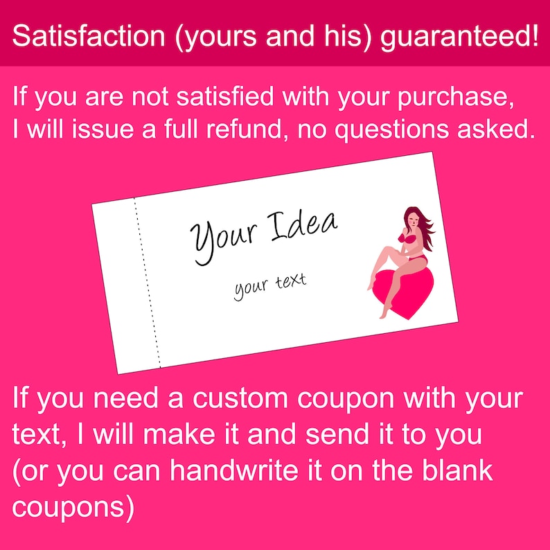 Sexy Birthday Gift For Him: Printable Naughty Coupons Book | Etsy