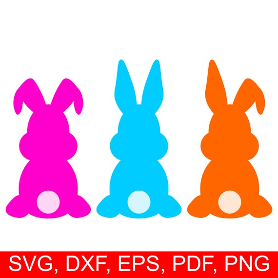 Download Easter Bunny Svg Easter Bunny Dxf Easter Bunny Clipart Etsy