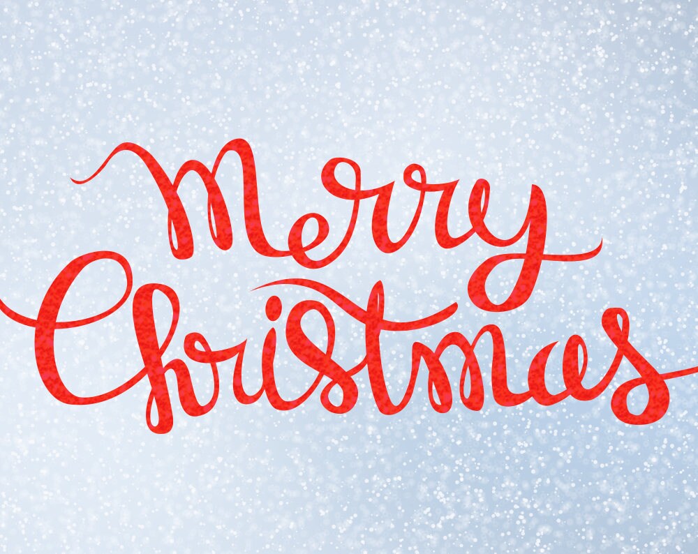 Merry Christmas SVG Handwriting, Handwritten Merry ...