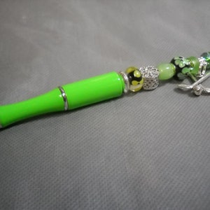 beaded pen metal