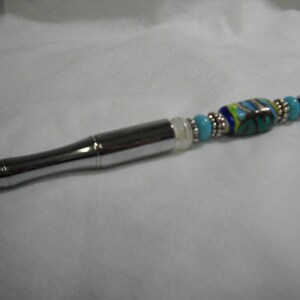 beaded pen metal