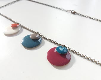 enamel Bead Necklace