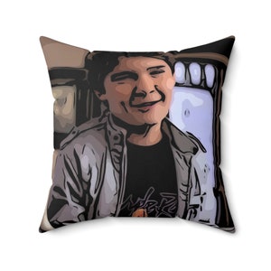 Spun Polyester Square Pillow Painting of the Goonies Movie ~ Mouth