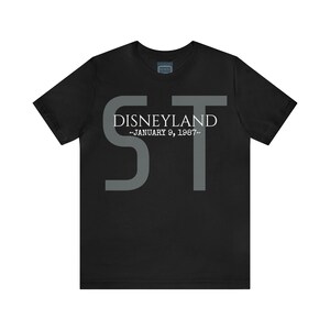 Unisex Jersey Short Sleeve Tee Disneyland Resort Star tours opening day 1987
