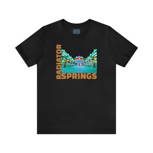 Unisex Jersey Short Sleeve Tee Disneyland Resort Dca RADIATOR SPRINGS FLO&#39;S V8