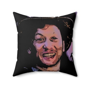 Spun Polyester Square Pillow Painting of Waterboy Movie Quote ~ You can do it!