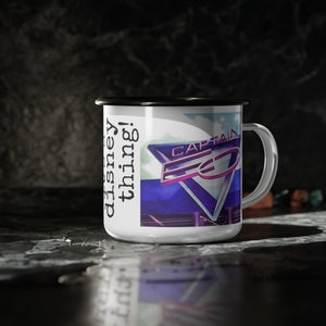 Enamel Camp Cup Painting of Disneyland Resort ~ Captain EO ~ It&#39;s A Disney Thing!