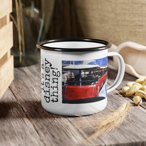 Enamel Camp Cup Painting of Disneyland Resort ~ People Mover ~ It&#39;s A Disney Thing!