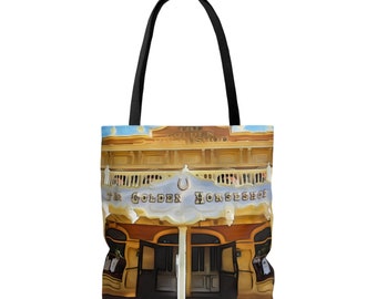 AOP Tote Bag Painting of Disneyland Resort The Golden Horseshoe