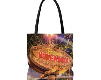 AOP Tote Bag Painting of Disneyland Resort The Tropical Hideaway