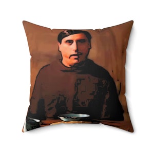 Spun Polyester Square Pillow ~Nacho Libre Movie ~ Did You Not Tell Them They We&#39;re The Lords Chips~