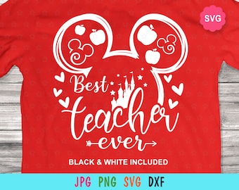 Free Free 208 Teacher Appreciation Disney Teacher Svg SVG PNG EPS DXF File