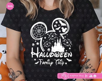 Mouse Halloween Svg for cricut, Family trip Svg, Halloween Svg, Mouse trip Svg, Halloween family Svg, Mouse ears Svg, Halloween shirt Svg
