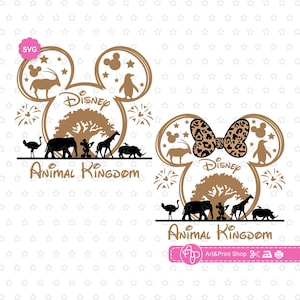Mouse Animal Kingdom Trip Svg for cricut, Family vacation Svg, Wild trip Svg, Safari Trip Svg, Family trip Svg, Mouse ears Svg