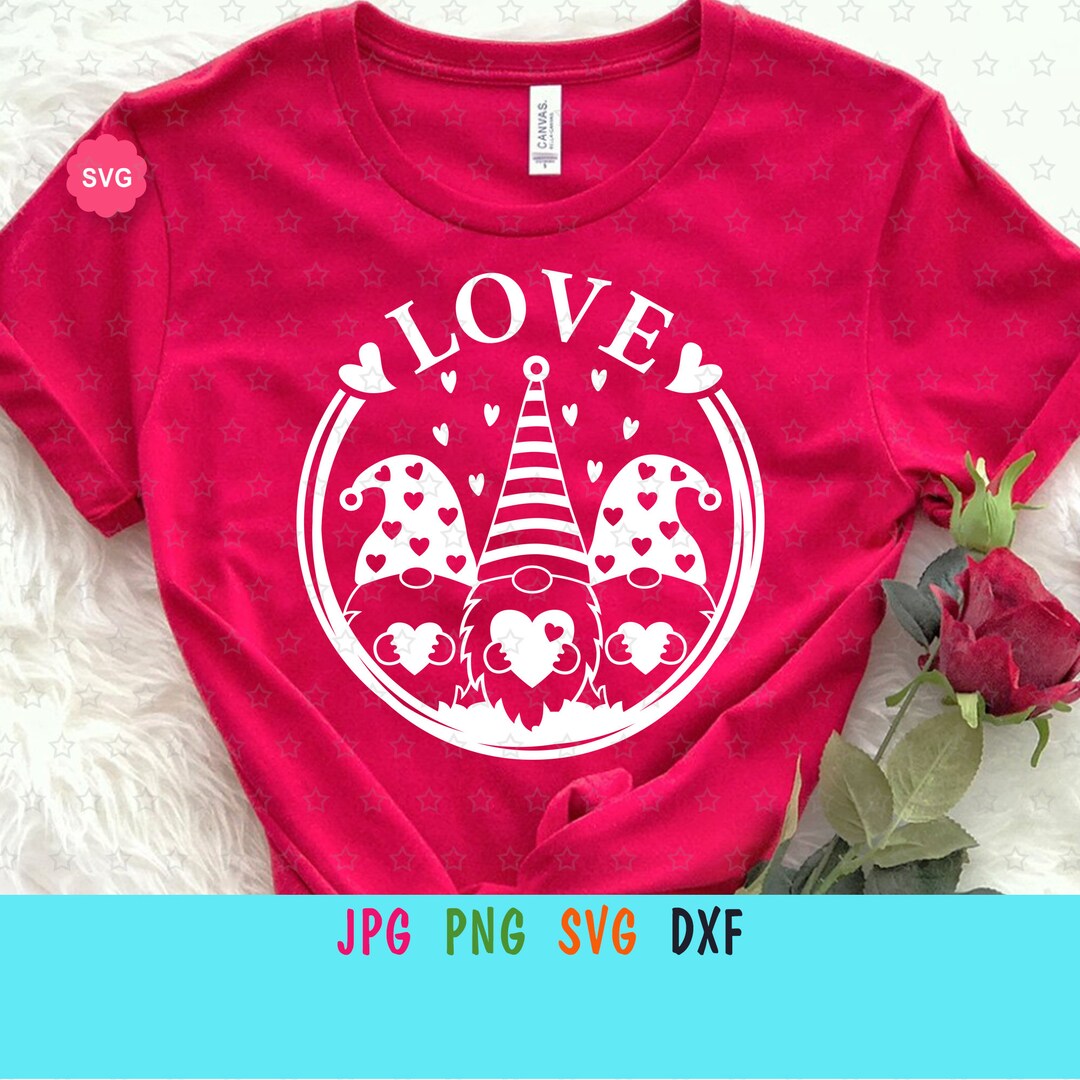 Valentines Gnomes Sign Svg for Cricut, Love Svg, Valentine's Day Svg ...