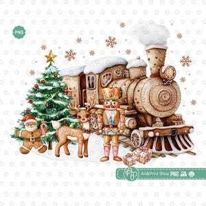 Weihnachten Lebkuchen Zug, Polar Express Png, Nussknacker Png, Weihnachtsbaum Png, Weihnachtshemd Png, Lebkuchen Rentier Png