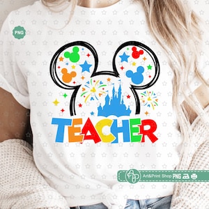Muisleraar png, leer liefde inspireren png, leraarsleven png, terug naar school png, muisoren png, leraarsshirt png