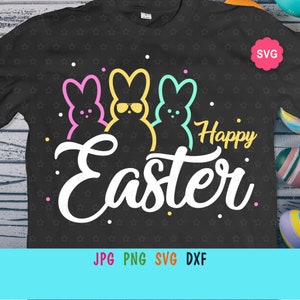 Easter bunny SVG for cricut, Happy Easter print for t-shirt, Welcome peeps SVG, Easter peeps SVG for holiday