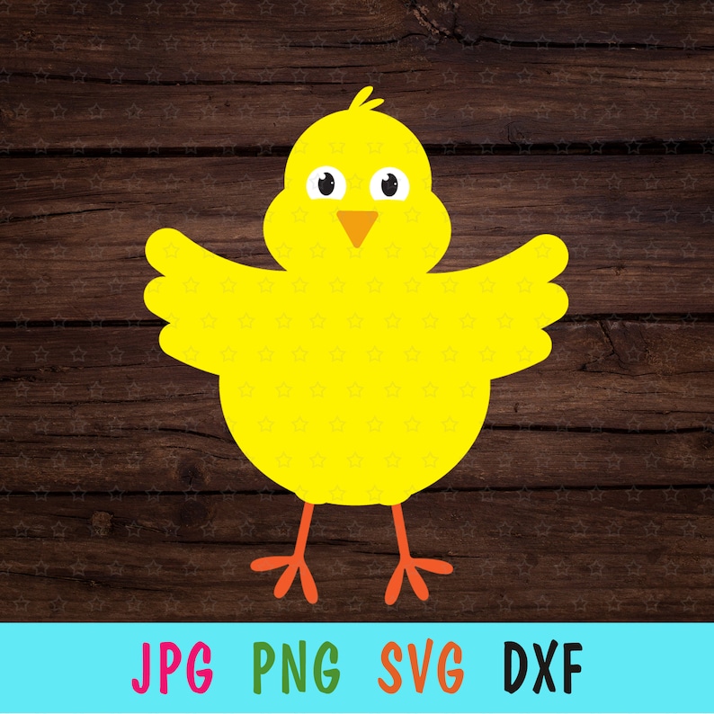 Easter chick SVG for cricut Happy Easter SVG for nursery decor Chick silhouette print for t-shirt