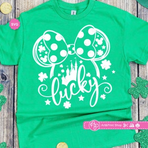 Mouse Lucky Mama Svg para cricut, Feliz Dia de São Patrício Svg, Mouse mommy Svg, Clover Svg, Lucky mama Svg