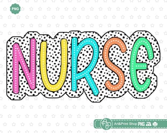 Nurse Dalmatian Png, Nurse Png, Doctor life Png, Dalmatian dots Png, Bright Doodle Png, Nurse dalmatian Png, Nurse shirt Png