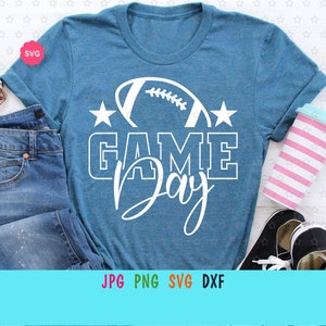 Game Day Football Svg for cricut, Football vibes Svg, Football mom Svg, Game day vibes Svg, Sport ball Svg