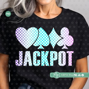 Jackpot Png, Viaje al casino Png, Naipes Png, Camisa Jackpot Png, Vegas vacay Png, Poker Png, Juegos de azar Png