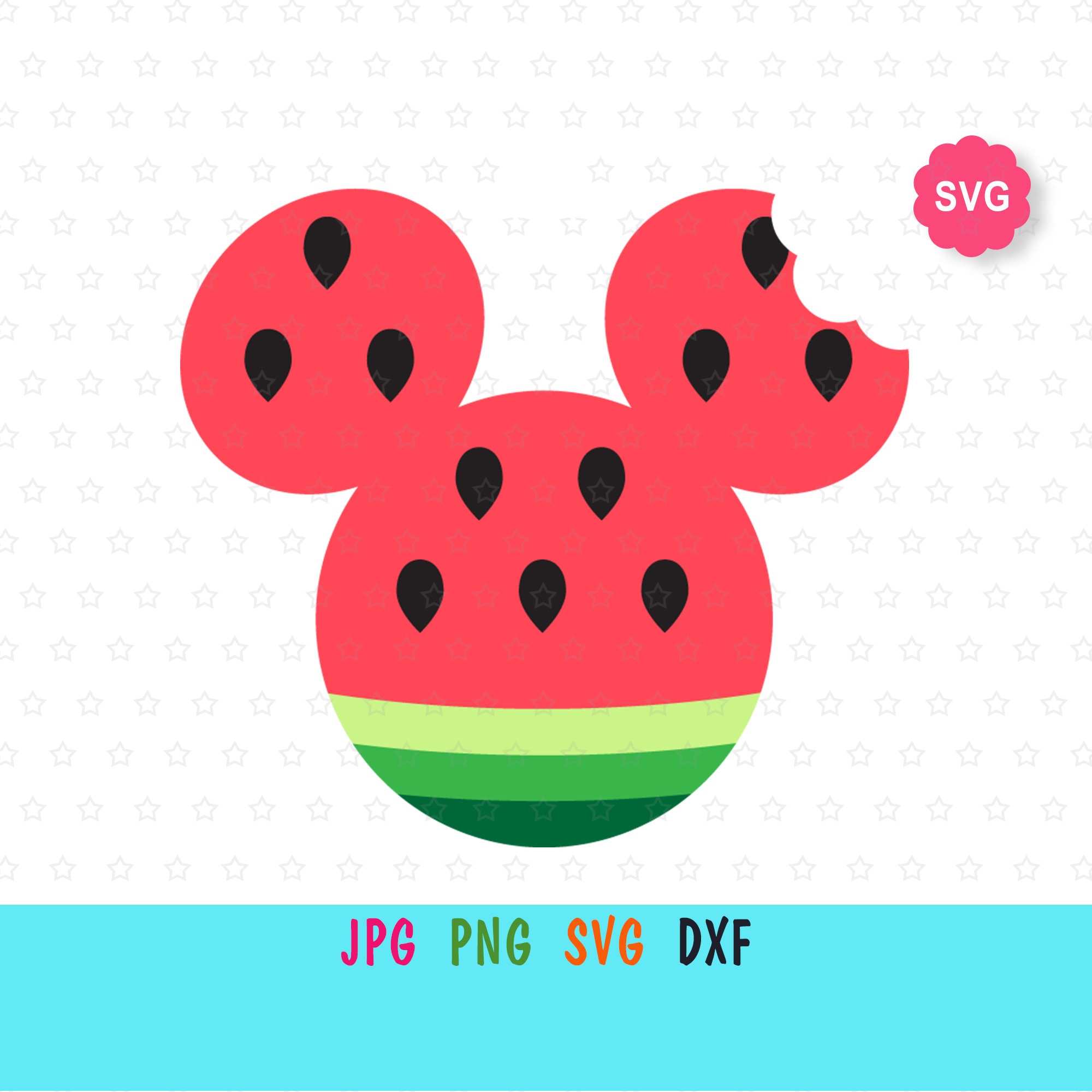 Download Mickey Mouse Watermelon Svg For Cricut Disney Fruit Print For Etsy