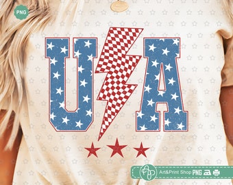 Retro USA Png, Fourth of July Png, Retro America Png, Patriotic mama Png, American flag png, USA shirt Png