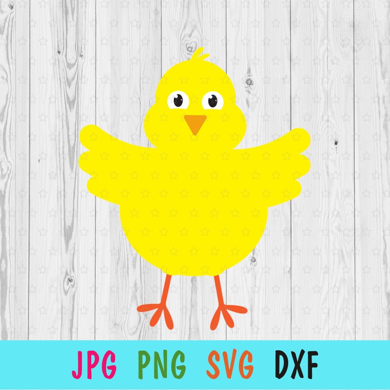 Easter chick SVG for cricut Happy Easter SVG for nursery decor Chick silhouette print for t-shirt