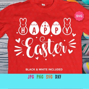 Happy Easter SVG for cricut, My peeps print for t-shirt, Easter bunny SVG for nursery decor, Easter egg SVG