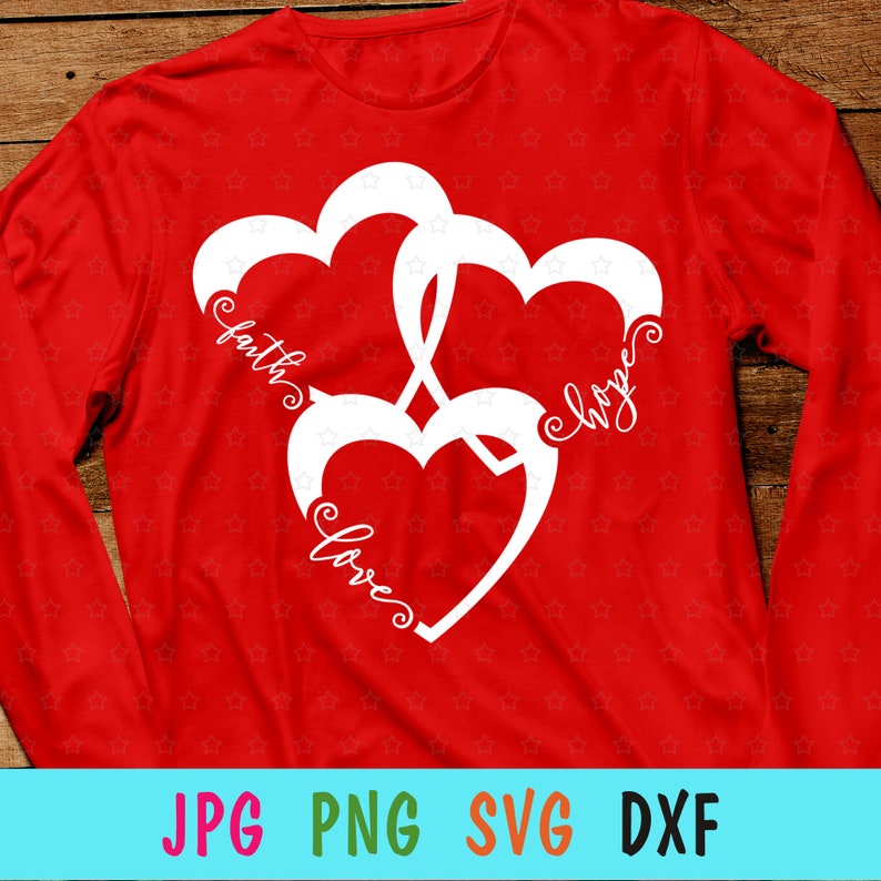 Download Hope Svg Love Svg Religious Hearts Print For T Shirt Faith Hope Love Svg For Cricut Clip Art Art Collectibles Hedoarchitects Pl
