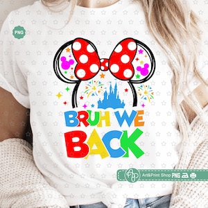 Mouse Girl Bruh We Back Png, Enseñar amor inspirar Png, Maestro Png, Regreso a la escuela Png, Chica ratón Png, Camisa de maestro Png