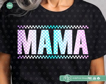Mamá retro Png, Mamá de cumpleaños Png, Mamá Png, Camiseta de mamá Png, Sublimación de mamá, Diseño de camiseta de mamá Png
