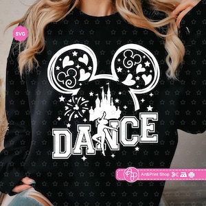 Mouse Dance Svg para cricut, Dance dad Svg, Mouse mom Svg, Dance mom Svg, Dia das mães Svg, Temporada de dança Svg, Dance girl Png