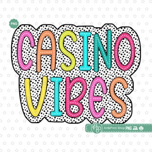 Casino Vibes Png, Dalmatian Dots Png, Camicia del casinò Png, Bright Doodle Png, Vegas vacay Png, Poker Png
