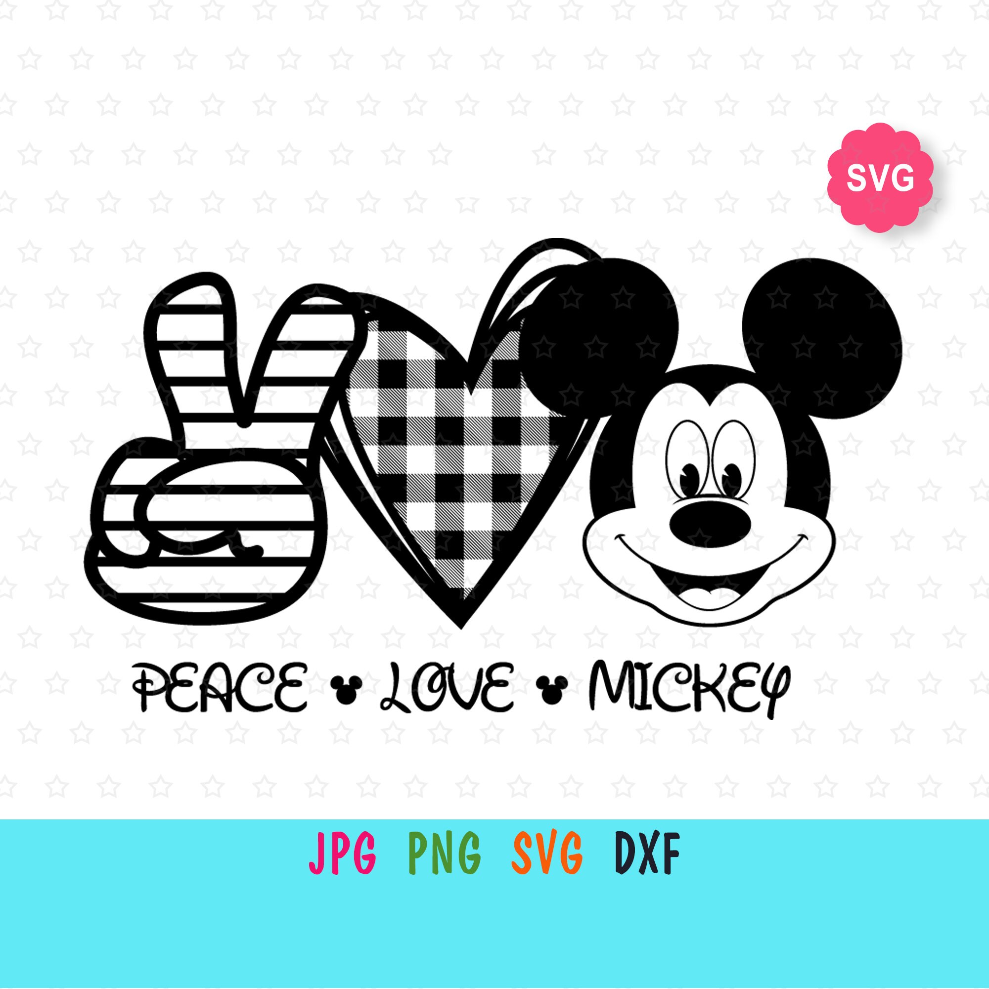 Free Free 74 Peace Love Mickey Svg SVG PNG EPS DXF File