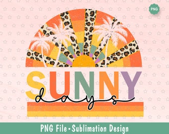 Arcobaleno retrò Giorni di sole Png, Ciao estate Png, Camicia estiva Png, Vibrazioni da spiaggia Png, Giorni di sole Png, Sublimazione estiva