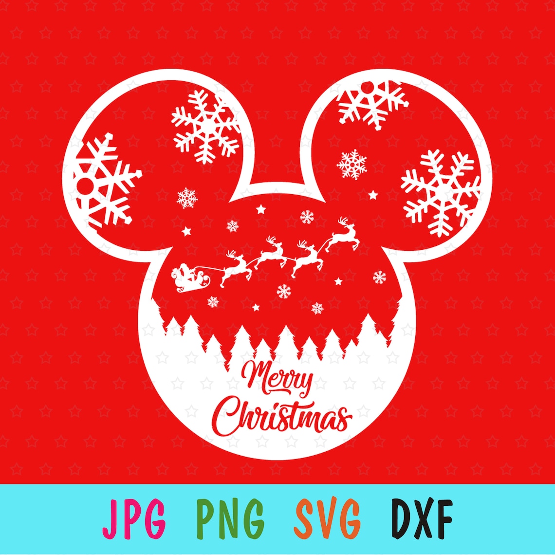 Disney Mickey Christmas Svg Merry Christmas Svg Mickey Svg Inspire