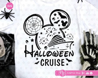 Mouse Halloween Cruise Svg for cricut, Happy Halloween Svg, Mouse cruise Svg, Family trip Svg, Halloween shirt Svg